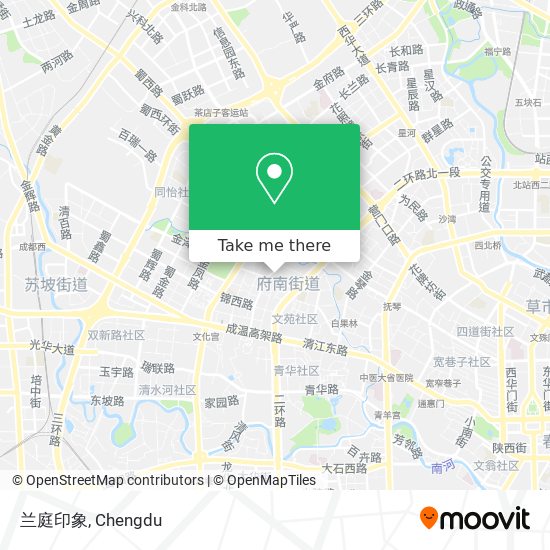 兰庭印象 map