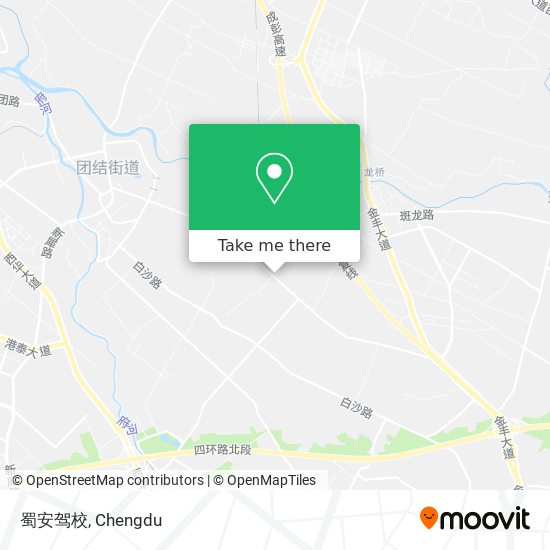 蜀安驾校 map