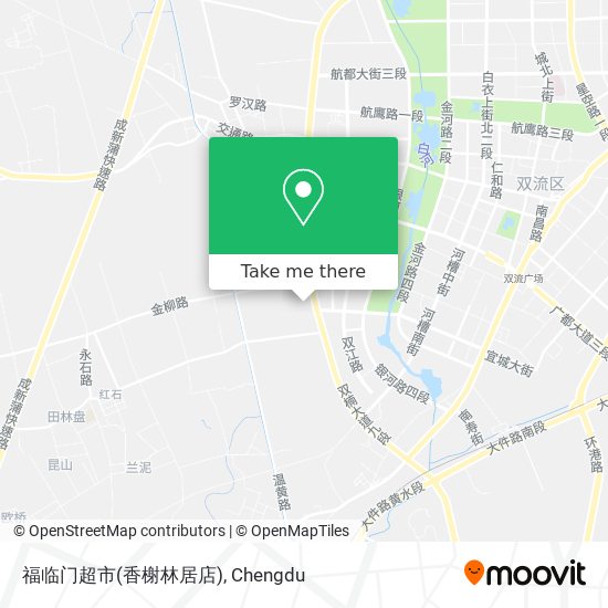 福临门超市(香榭林居店) map