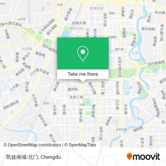 凯旋南城-北门 map