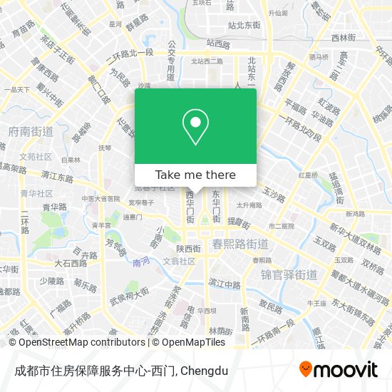 成都市住房保障服务中心-西门 map