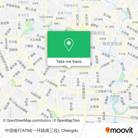 中国银行ATM(一环路南三段) map