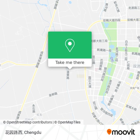 花园路西 map