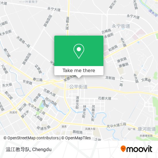 温江教导队 map