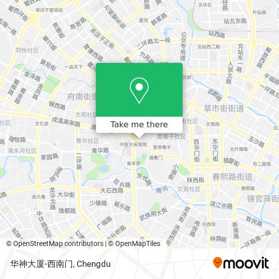 华神大厦-西南门 map