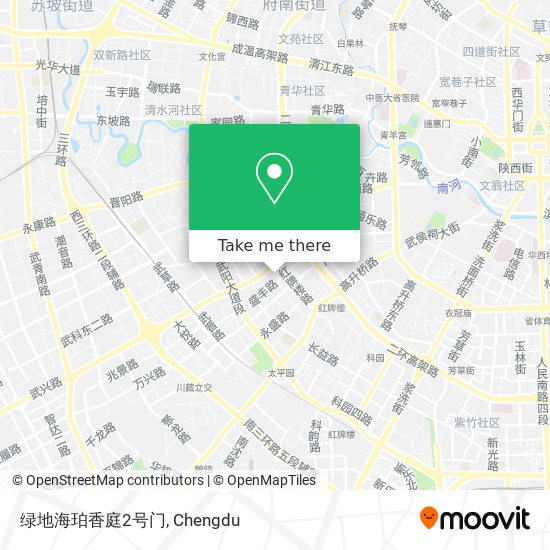 绿地海珀香庭2号门 map