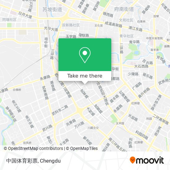 中国体育彩票 map