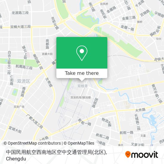 中国民用航空西南地区空中交通管理局(北区) map