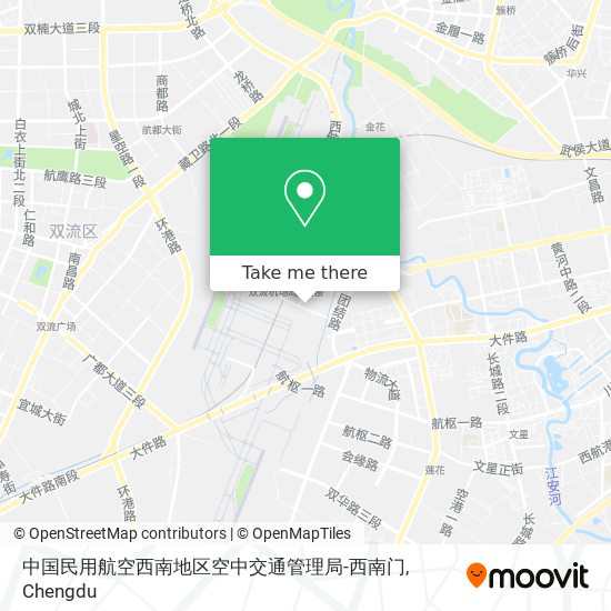 中国民用航空西南地区空中交通管理局-西南门 map