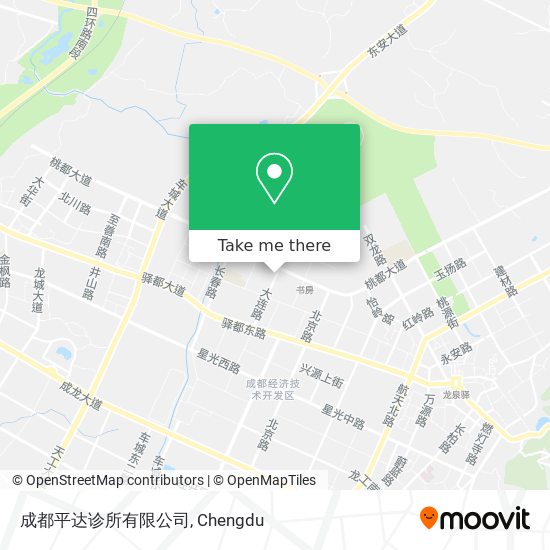 成都平达诊所有限公司 map