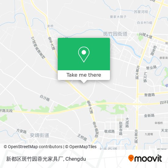 新都区斑竹园蓉光家具厂 map