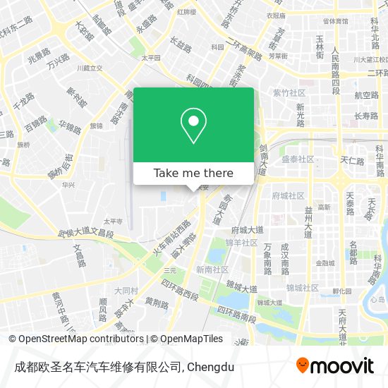 成都欧圣名车汽车维修有限公司 map