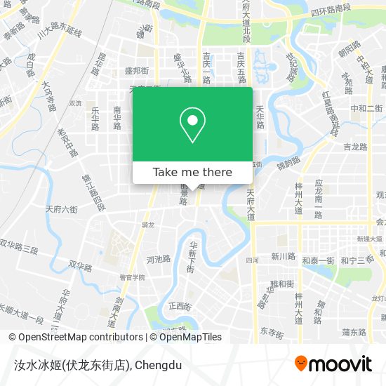汝水冰姬(伏龙东街店) map