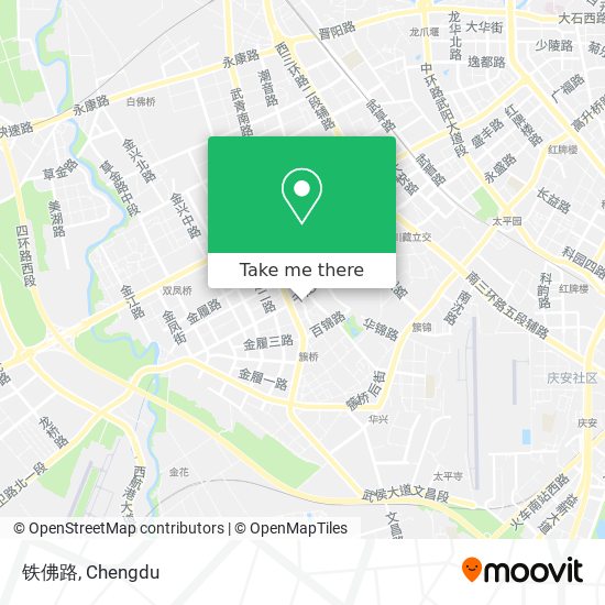 铁佛路 map