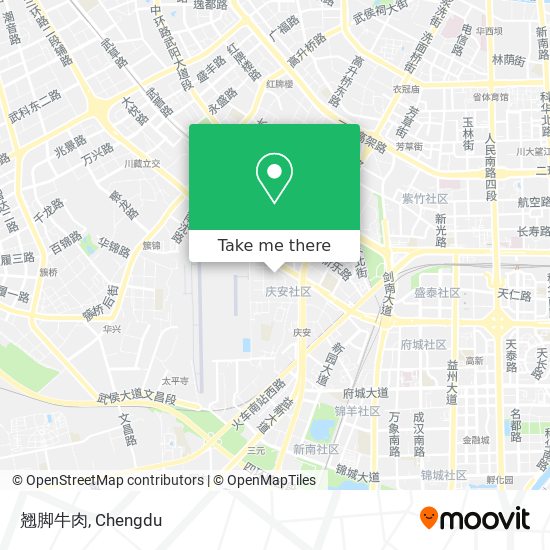 翘脚牛肉 map