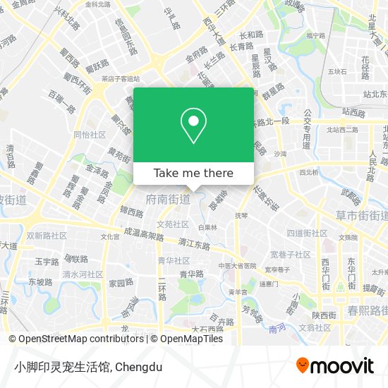 小脚印灵宠生活馆 map