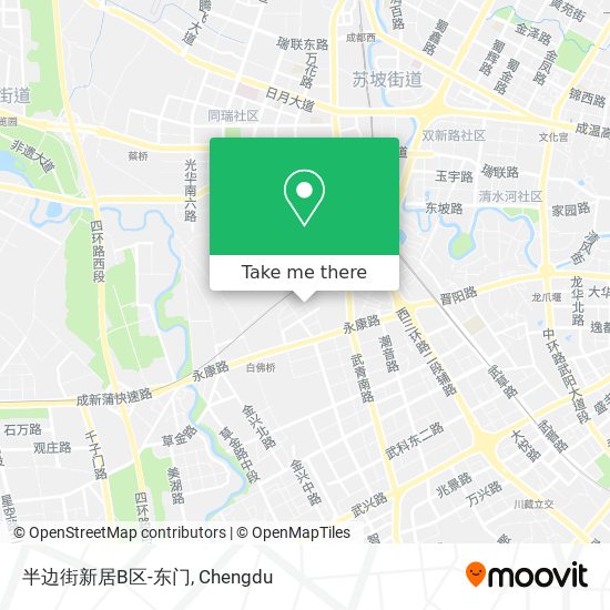 半边街新居B区-东门 map