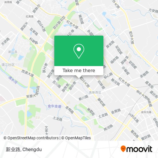 新业路 map