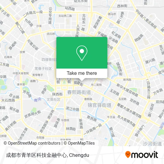 成都市青羊区科技金融中心 map