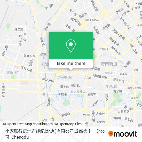 小家联行房地产经纪(北京)有限公司成都第十一分公司 map