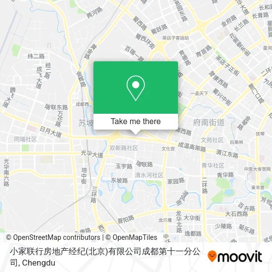 小家联行房地产经纪(北京)有限公司成都第十一分公司 map