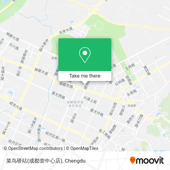 菜鸟驿站(成都壹中心店) map