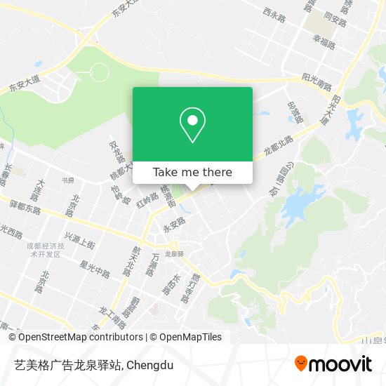 艺美格广告龙泉驿站 map