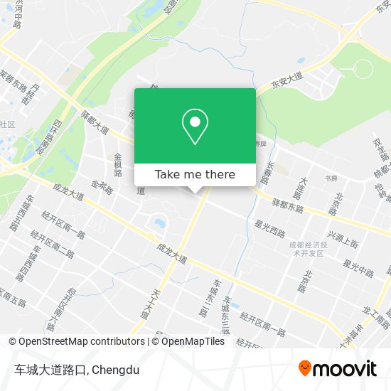 车城大道路口 map