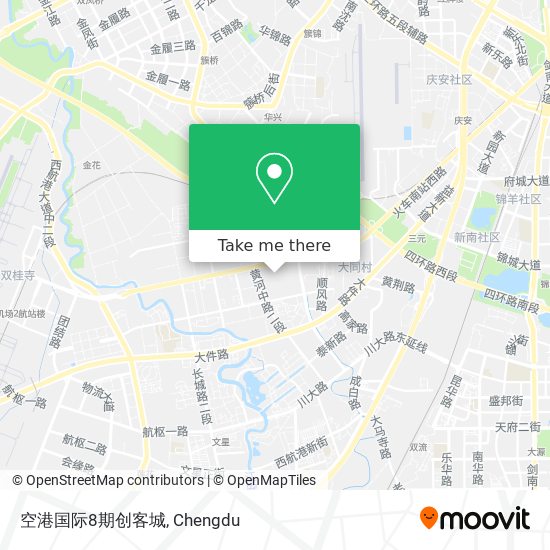 空港国际8期创客城 map