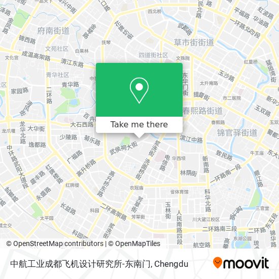 中航工业成都飞机设计研究所-东南门 map