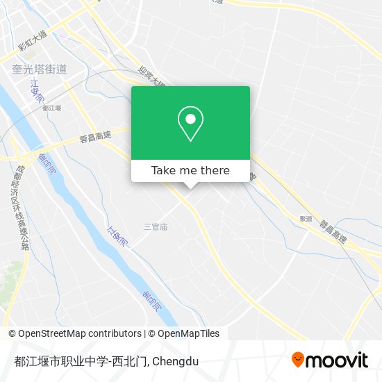 都江堰市职业中学-西北门 map