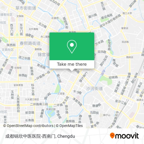 成都锦欣中医医院-西南门 map