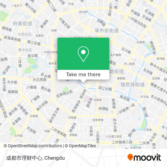 成都市理财中心 map
