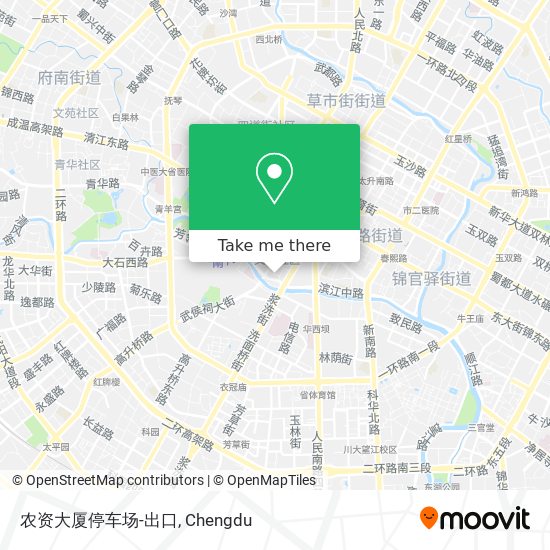 农资大厦停车场-出口 map