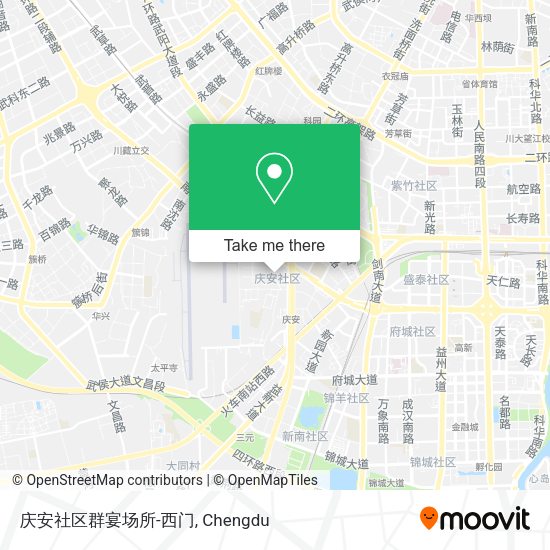 庆安社区群宴场所-西门 map