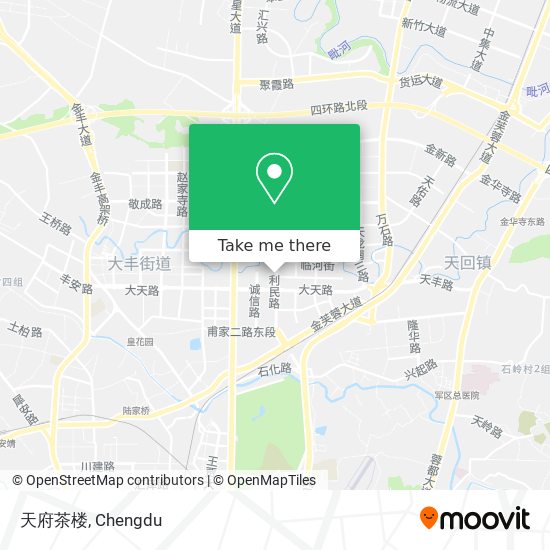 天府茶楼 map
