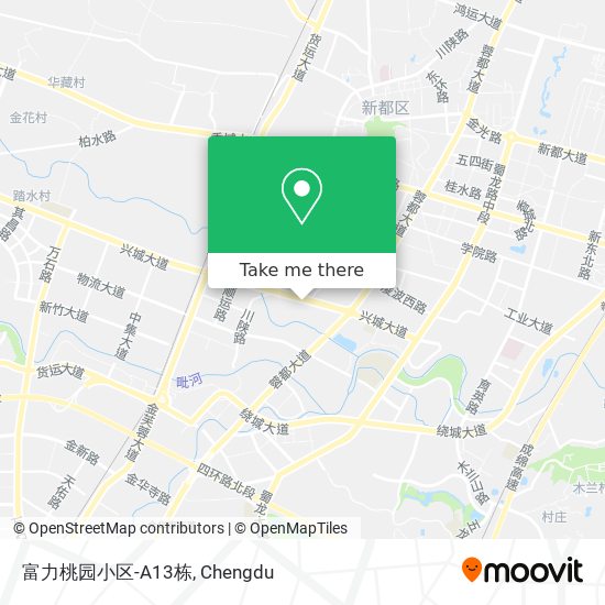 富力桃园小区-A13栋 map