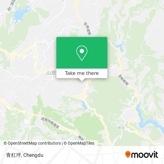青杠坪 map