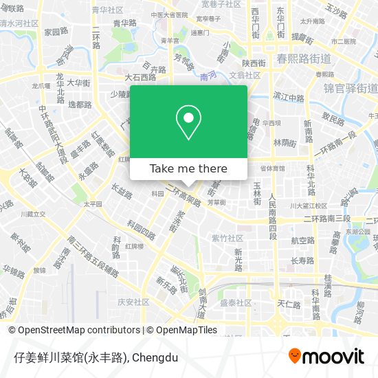 仔姜鲜川菜馆(永丰路) map