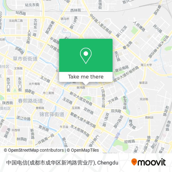 中国电信(成都市成华区新鸿路营业厅) map