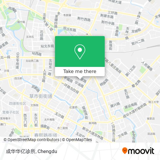 成华华亿诊所 map