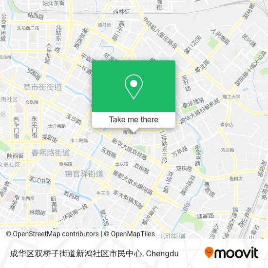 成华区双桥子街道新鸿社区市民中心 map