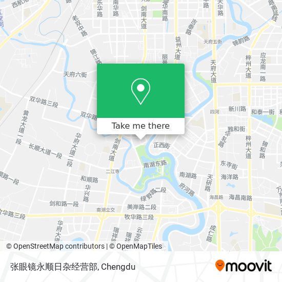 张眼镜永顺日杂经营部 map