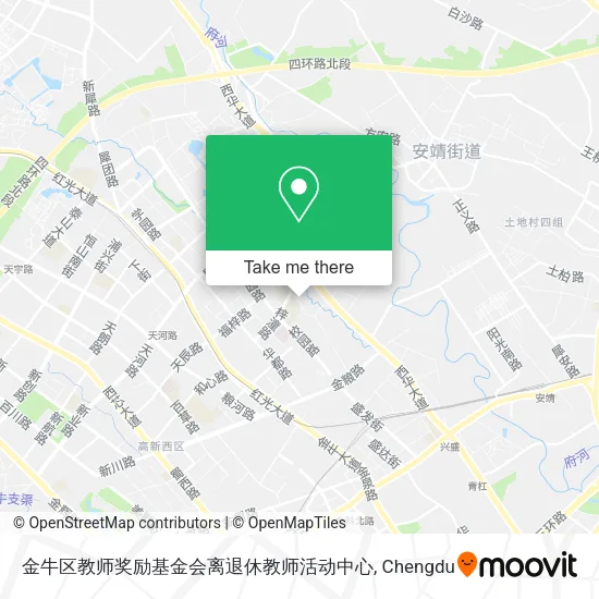 金牛区教师奖励基金会离退休教师活动中心 map