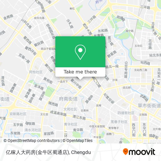 亿稼人大药房(金牛区蜀通店) map