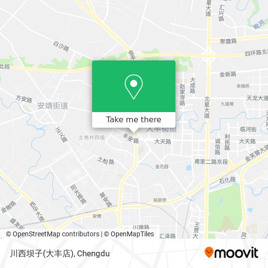 川西坝子(大丰店) map