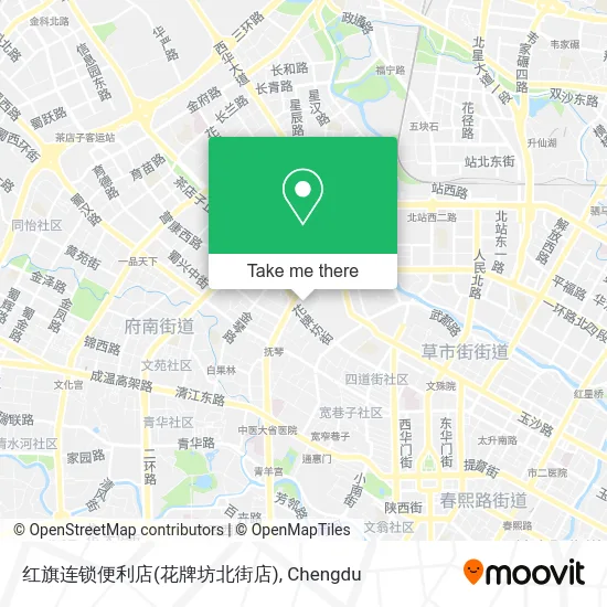 红旗连锁便利店(花牌坊北街店) map