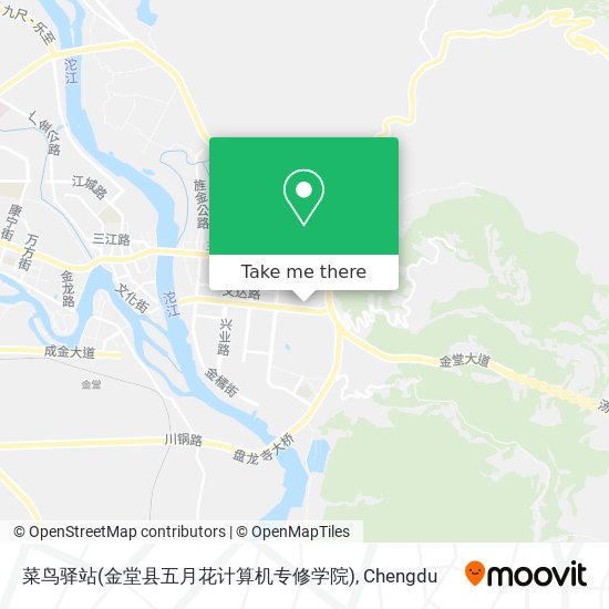菜鸟驿站(金堂县五月花计算机专修学院) map