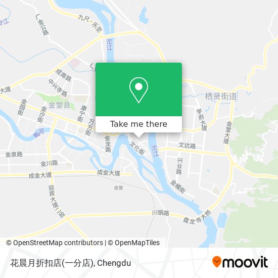 花晨月折扣店(一分店) map