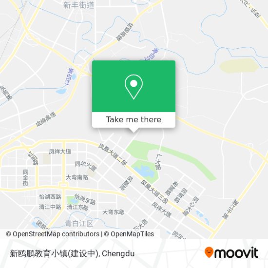 新鸥鹏教育小镇(建设中) map